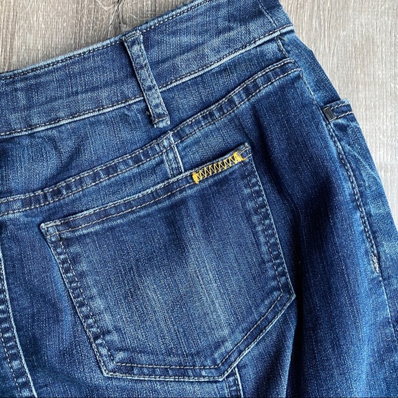 ANTHRO Denim Skirt w/ Ruffle Hem Detail 27 - Picture 7 of 7